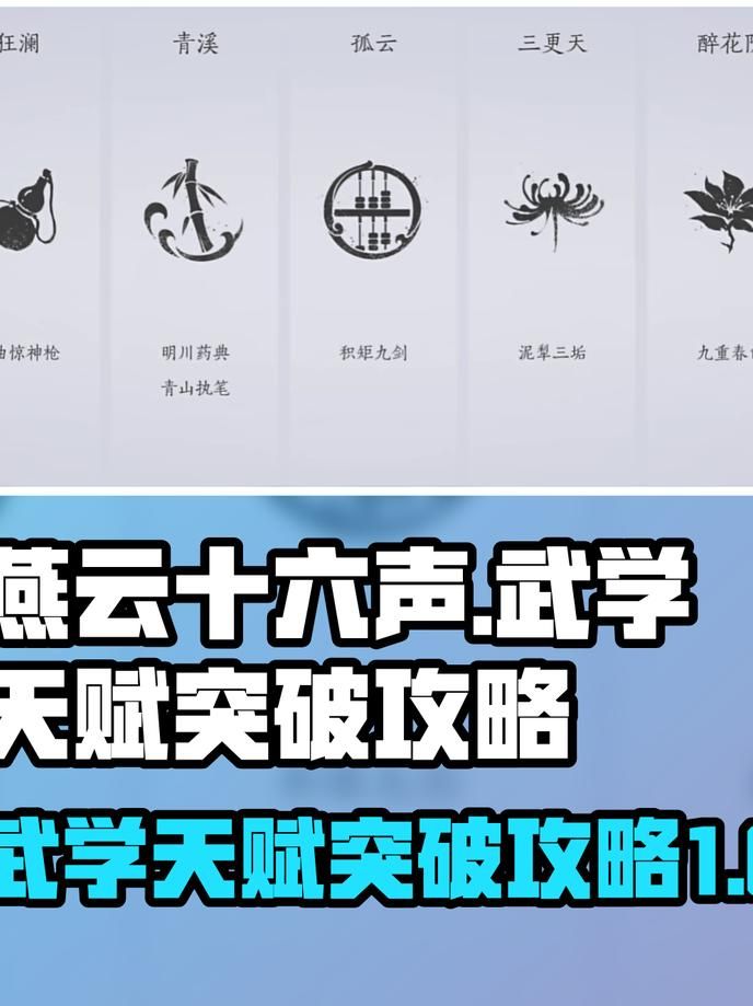 燕云十六声输出最高的武学是哪个
