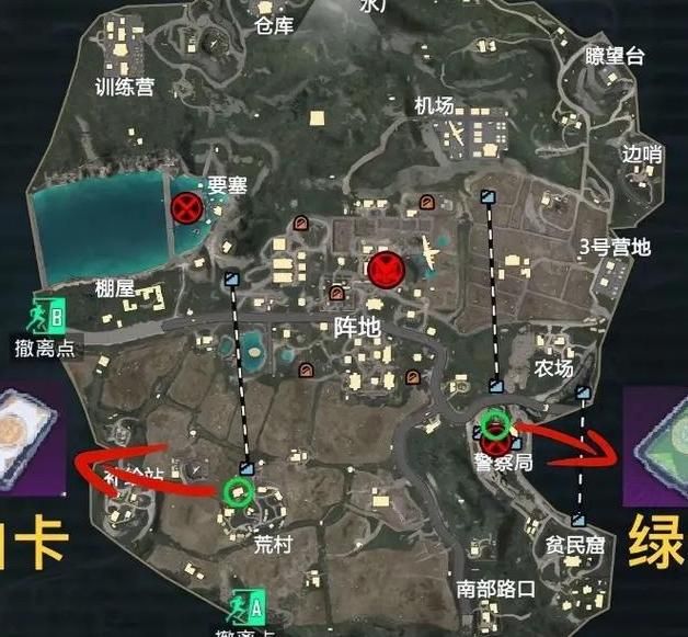 和平精英工卡在哪个位置