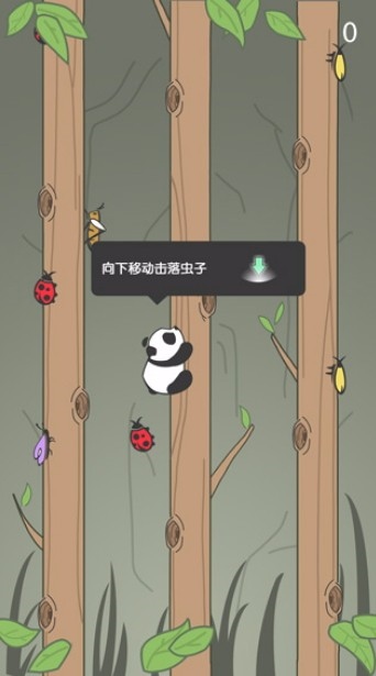 熊猫爬树