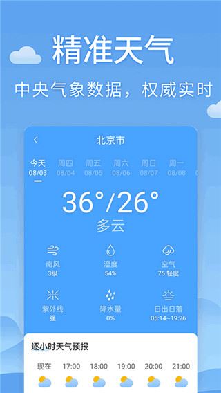 清新天气预报图片1
