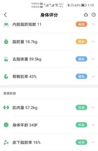 悦小妖体脂秤使用4