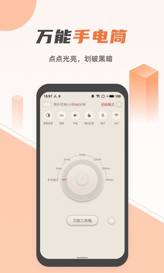 蓝光手电筒图片1